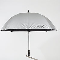 JuCad golf umbrella_silver with UV protection_and pin_JS-SI (2)